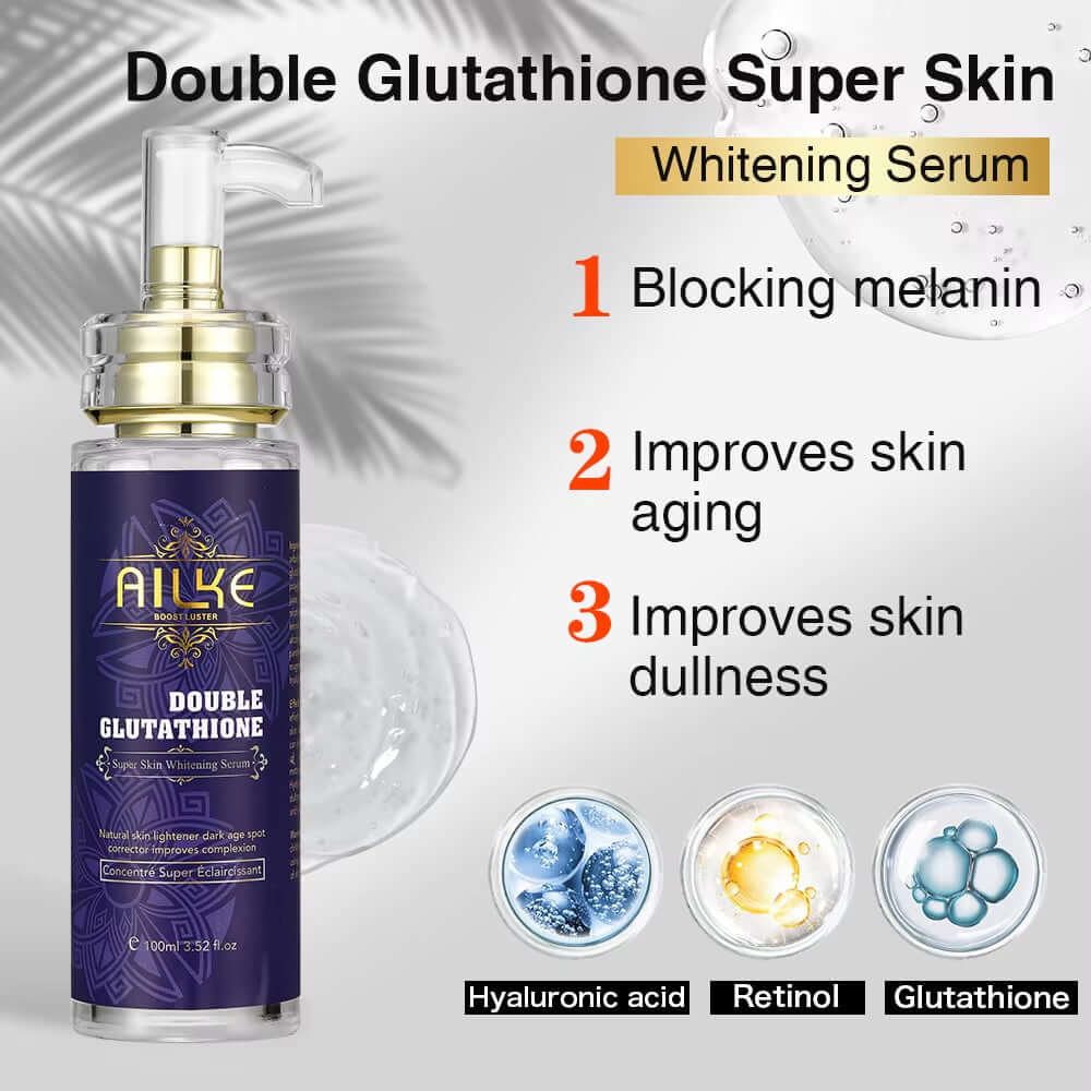 Face and Body Whitening Serum,Hydration Moisturizing, Dark Spots Remover, Skin Glowing,Wrinkle Treatment 100ML/3.52FL.OZ