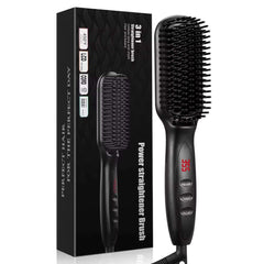 Hair Straightener Brush Hair Brush Comb Irons Electric Hair Straightener Smoothing Comb Simply Fast Styling Hair Care Machine