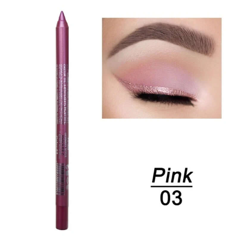 14 Color Eye Liner Pen Colored Eyeliner Waterproof Makeup Tools Blue Red Green White Gold Brown Eye Cosmestics