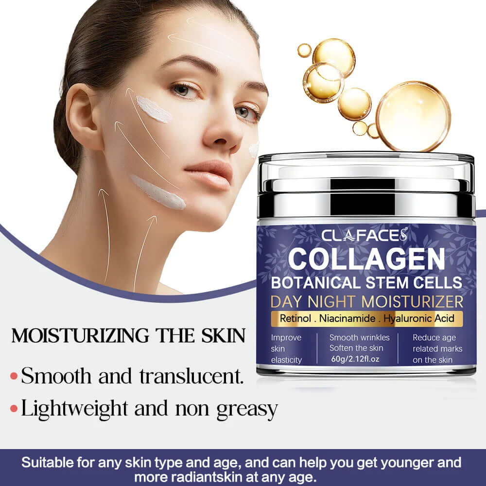 Face Cream Hyaluronic Acid Collagen Face Cream Facial Care anti Wrinkle Moisturizing Face Cream anti Aging Night Creams