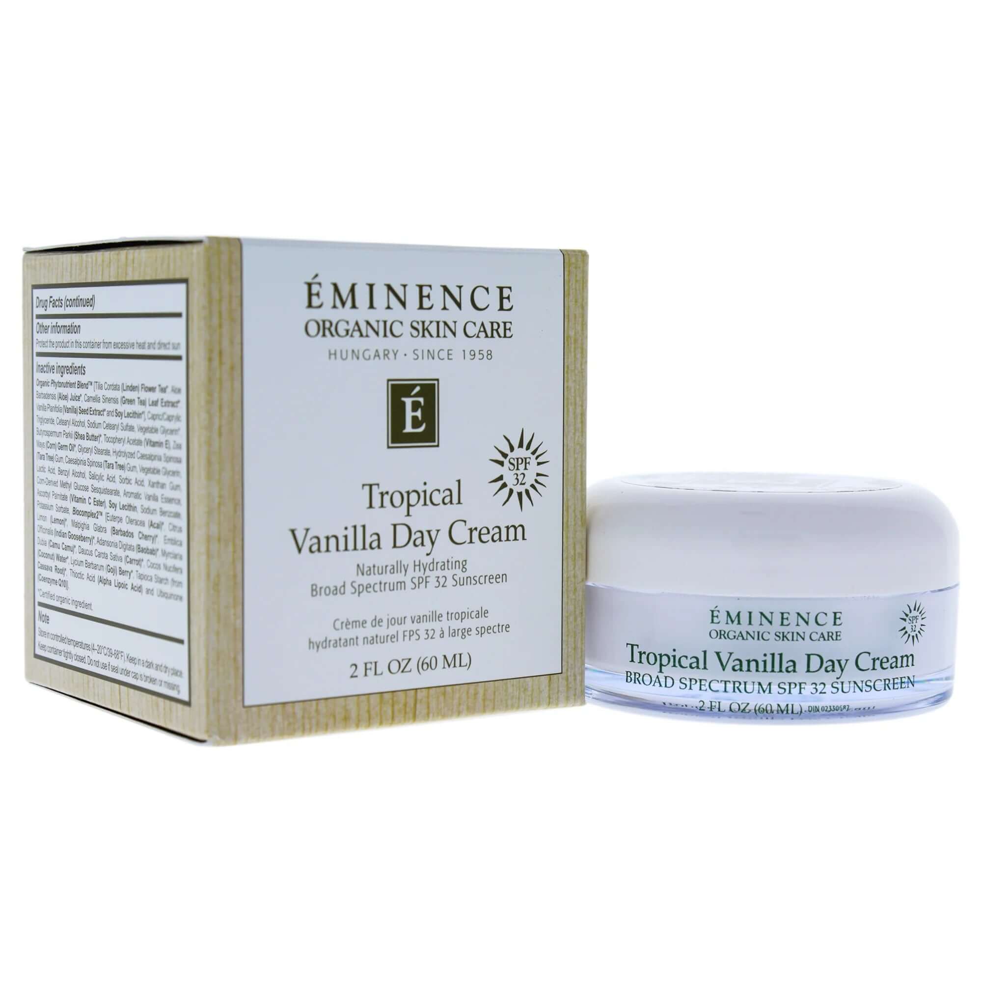 Tropical Vanilla Day Face Cream SPF 32, 2 Oz