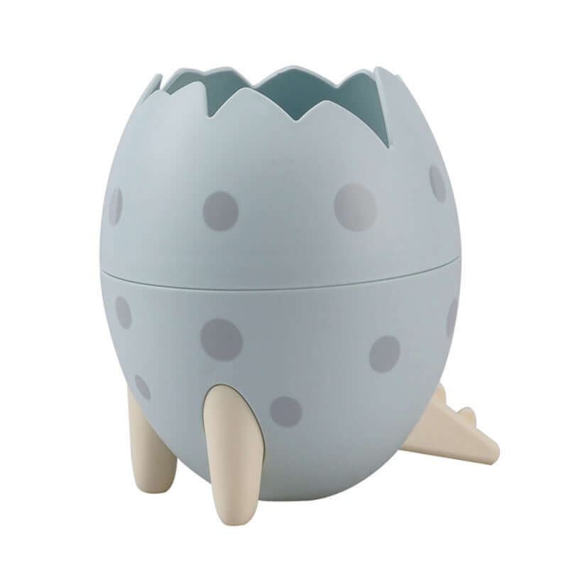 Compatible with Apple, Desktop Storage Box Pen Holder Makeup Brush Organizer Eyebrow Pencil Glasses Dinosaur Egg Storage Bucket Fashion Cartoon Tripod