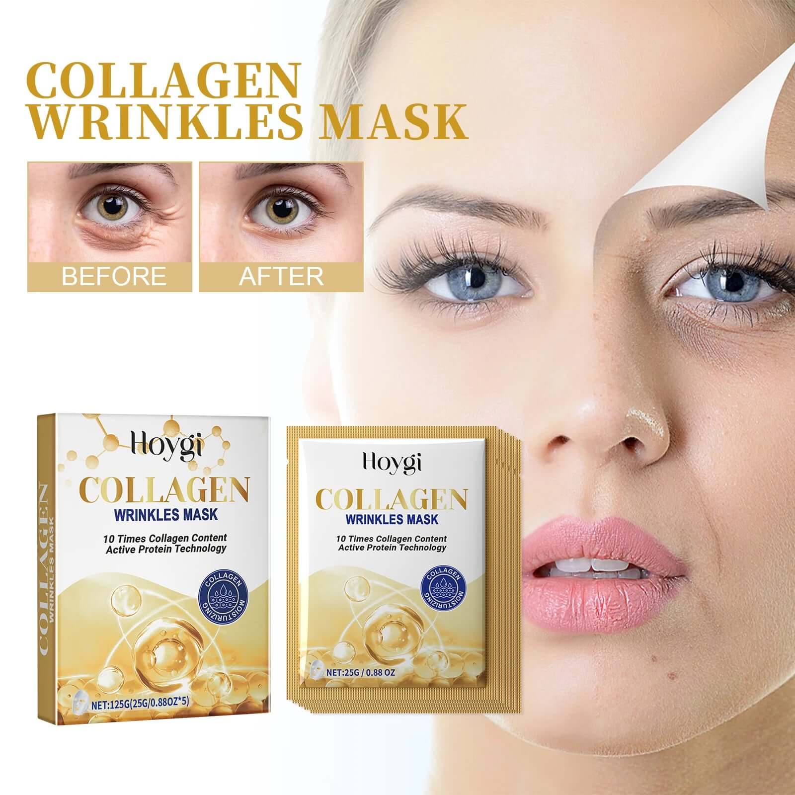 Facial Mask Skin Care Treatment Brightening Hydrating anti Aging Face Moisturizer Transform Dry Skin Collagen Wrinkles Mask