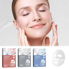 Deep Collagen Wrinkle Lifting Mask, Bio Collagen Face Mask, Deep Hydrating Firming Overnight Hydrogel Mask (4Pcs/Box) 1Ml