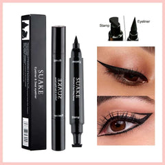 2 In1 Stamp Eyeliner Korean Make up Waterproof Eye Liner Maquillajes Para Mujer Beauty for Women Cosmetics Makeup Products