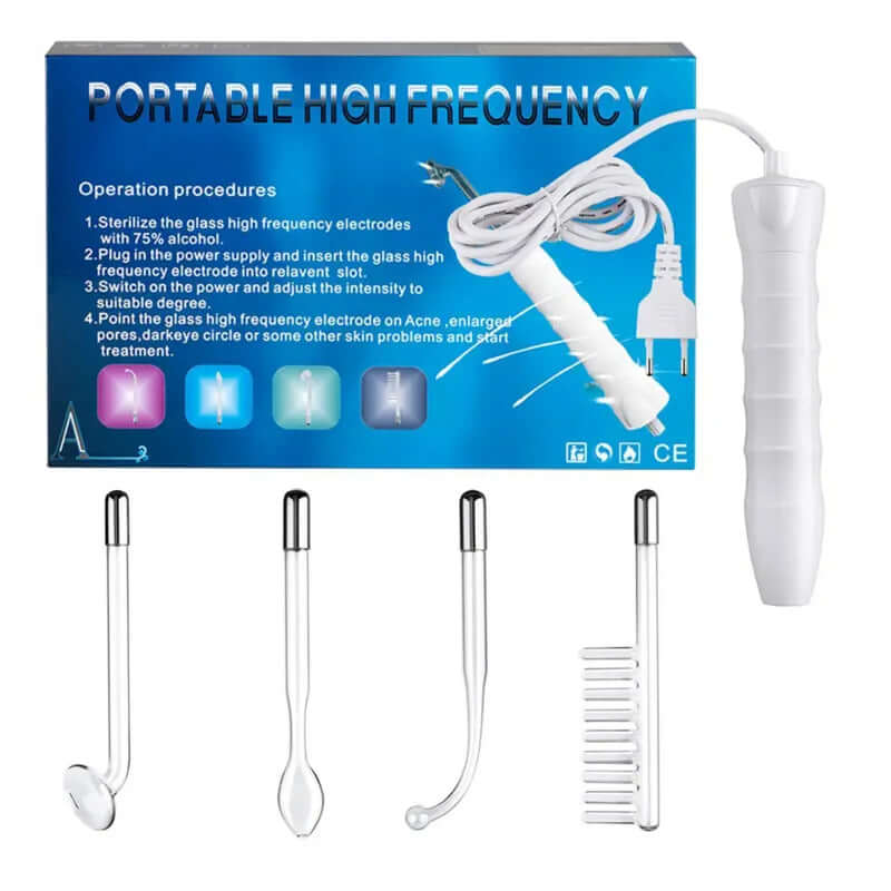 Home Use Anti-Aging Acne Treatment Skin Care Facial High Frequency Wand Machine Face Beauty Device