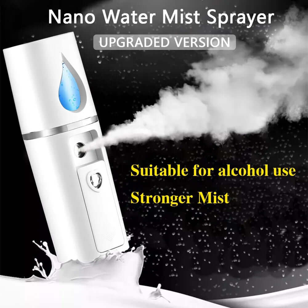 Facial Mister Mini Portable Rechargeable Handy Face Humidifier Facial Sprayer Skin Care Machine for Face Hydrating Daily Makeup