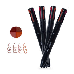 4 In 1 Makeup Lipliner Pencil Waterproof Touch Up Long Lasting Easy Color Ballpoint Eyeliner Pen