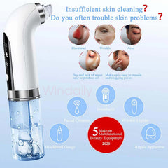 2024 Blackhead Remover Pore Vacuum Cleaner Electric Micro Small Bubble Facial Cleasing Machine USB Rechargeable Beauty Device