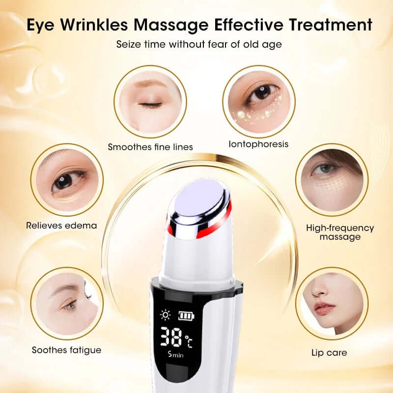 Electric Eye Beauty Instrument Eyes Beauty Face Massager Photon Therapy Eye Massage Remove Dark Circles Wrinkle Bags