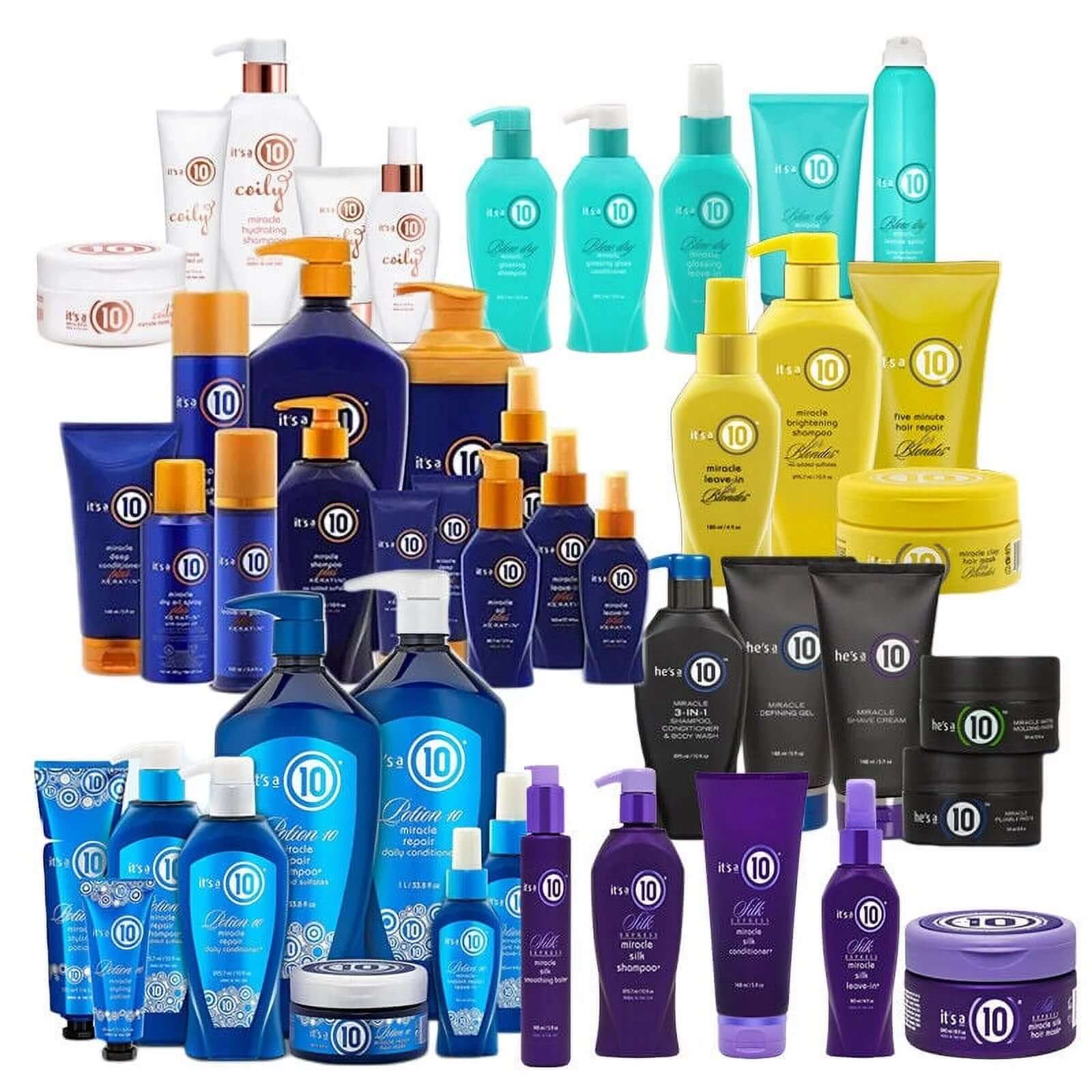 Its a 10 Hair Care Products ( Hair Care:4.Oz. Miracle Leave-In plus Keratin;)