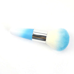 Color plastic makeup brush