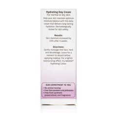 Hydrating Day Face Cream, 1 Fluid Ounce, Plant Rich Moisturizer with Iris Root, Jojoba Oil and Witch Hazel