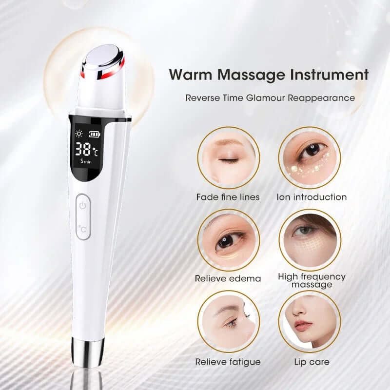 Electric Eye Beauty Instrument Eyes Beauty Face Massager Photon Therapy Eye Massage Remove Dark Circles Wrinkle Bags