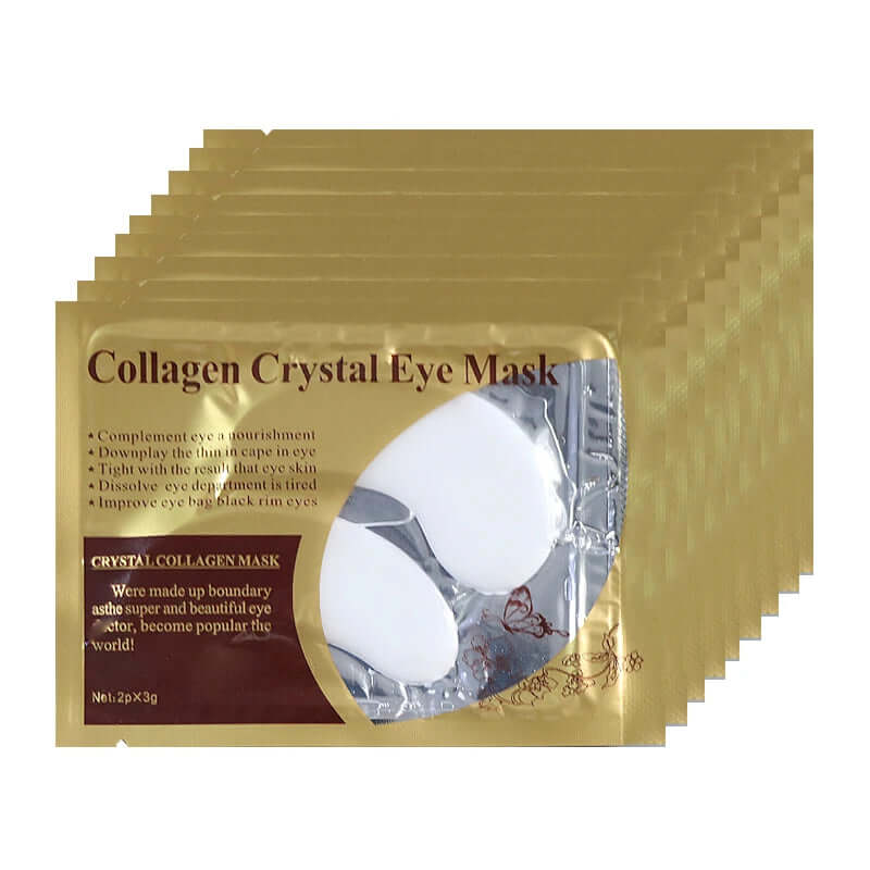 Collagen Eye Mask Gel Patches under the Eyes Care Relief Fatigue Puffiness Circles Dark anti Wrinkle Moisturizer Face Sheet Mask