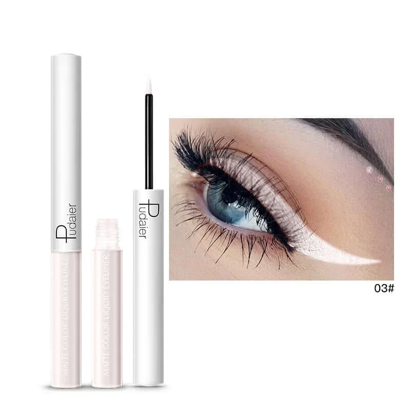 15 Color Long Lasting Liquid Eyeliner Makeup Waterproof Fast Dry Liquid Eyeliner Matte Multicolor Eye Liner