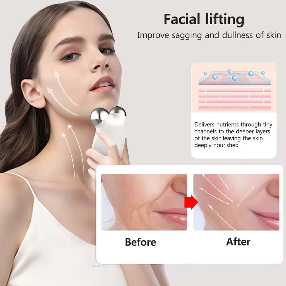 Face Lifting Massager EMS Microcurrent EMS Facial Massager Face Wrinkle Lift Machine anti Wrinkle Chin-Up Face Lifting Massager