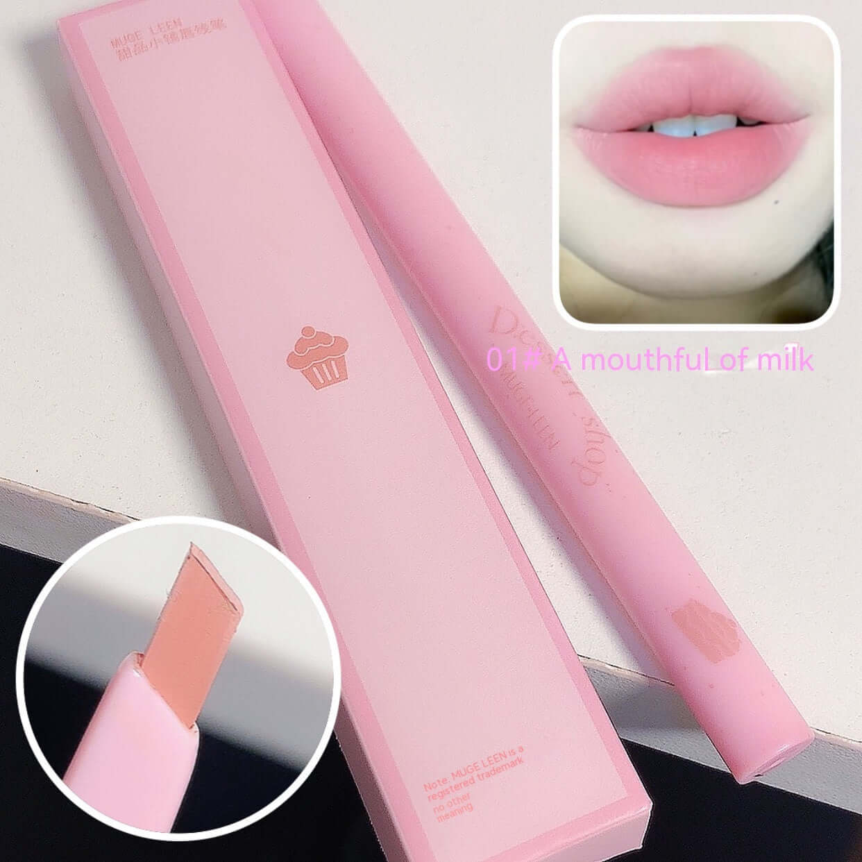 Lip Liner Automatic Waterproof Rotation Long Lasting Fadeless