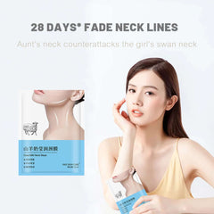 Goat Milk Neck Mask Collagen Firming Necks Skincare Mask Beauty Moisturizing Lift Firming Neck Skin Care 1PCS