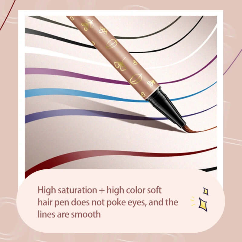 Silky Smooth Colorful Eyeliner Pencil Matte Waterproof Anti-Sweat Eye Liner Pen Long Lasting Liquid Eye Liner Makeup Cosemtics