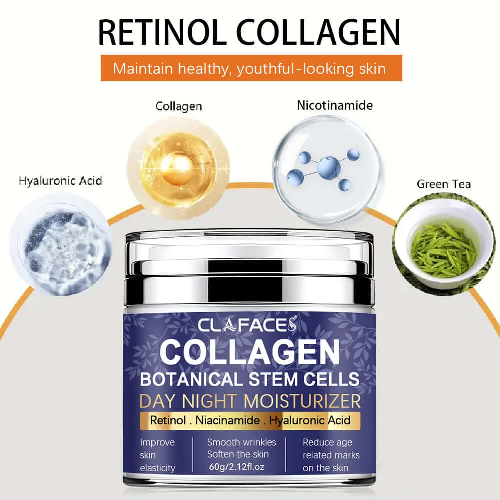 Face Cream Hyaluronic Acid Collagen Face Cream Facial Care anti Wrinkle Moisturizing Face Cream anti Aging Night Creams
