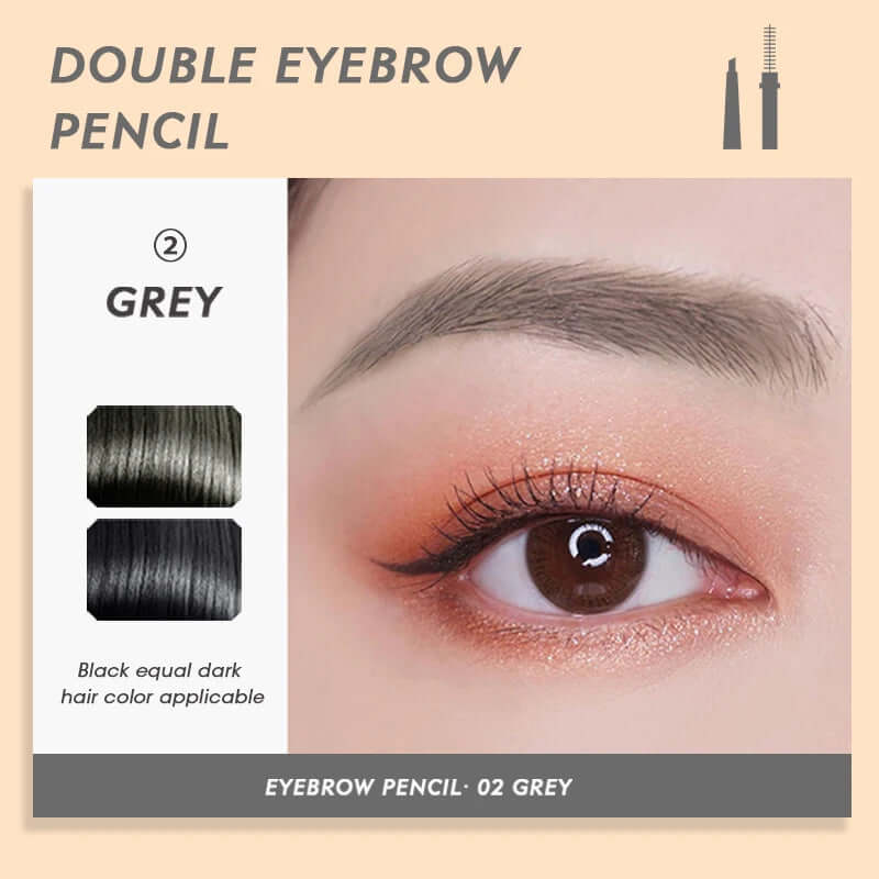 Quick Dry Waterproof Eye Liner Pencil Dual Head Black Eyeliner Pen Liquid Girl Face Eye Make up Comestics Accessories