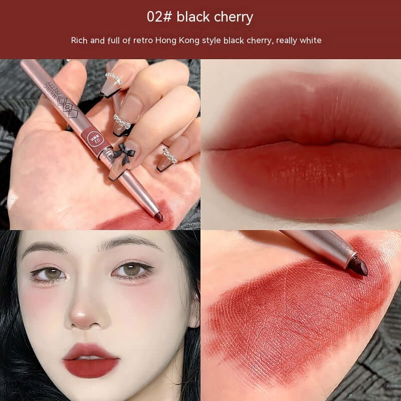 Rotating Lip Liner Lipstick Pen Waterproof And Durable Matte