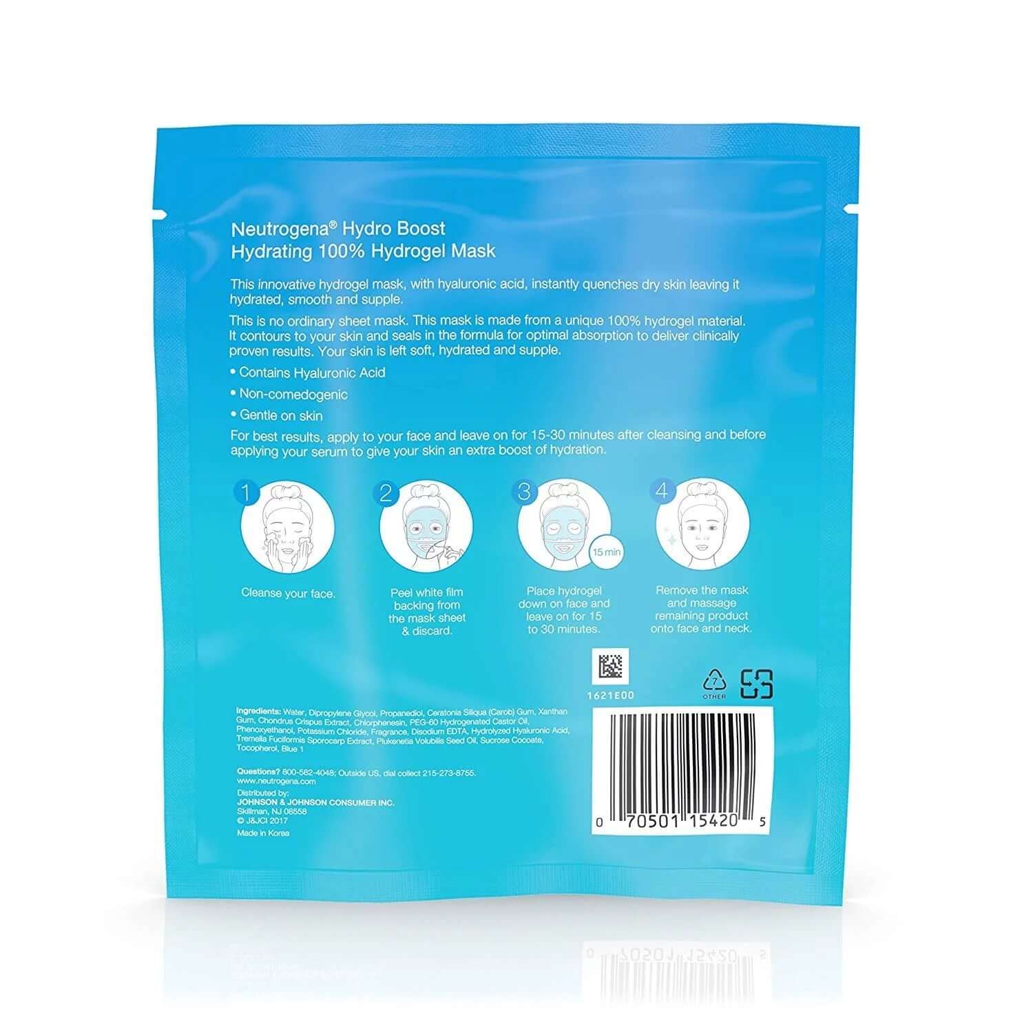 Hydro Boost and Hydrating Hydrogel Mask, 1 Ounce