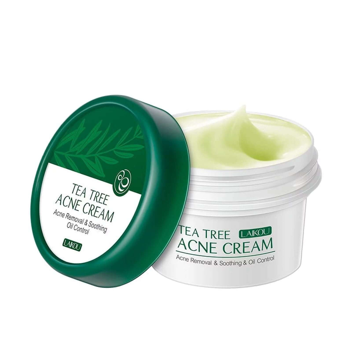 Tea Tree Oil Face Cream Acne Cream - for Oily, Acne Prone Skin, Extra Soothing & Nourishing Non-Greasy Botanical Facial Moisturizer, Acne Removal, Gently Repair for Acne Skin, Cystic Acne, Pimple & Re