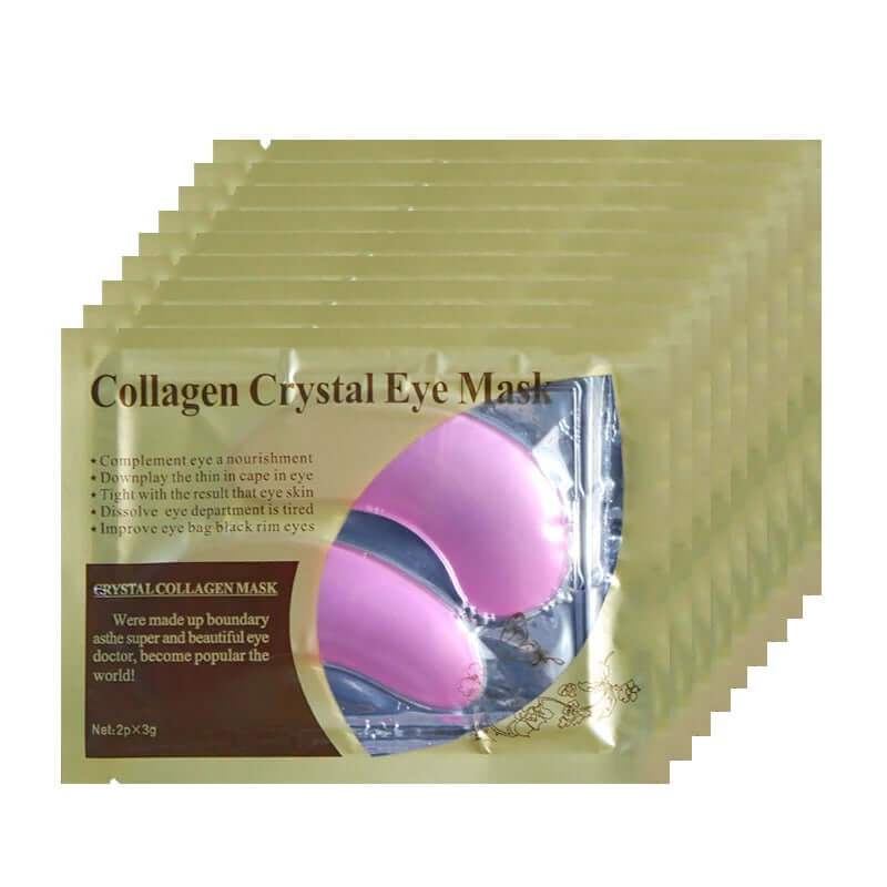 Collagen Eye Mask Gel Patches under the Eyes Care Relief Fatigue Puffiness Circles Dark anti Wrinkle Moisturizer Face Sheet Mask