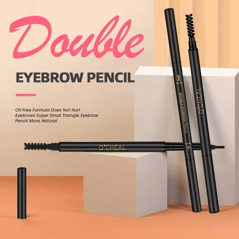 Quick Dry Waterproof Eye Liner Pencil Dual Head Black Eyeliner Pen Liquid Girl Face Eye Make up Comestics Accessories