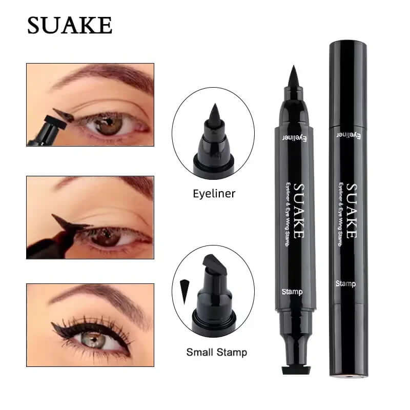 2 In1 Stamp Eyeliner Korean Make up Waterproof Eye Liner Maquillajes Para Mujer Beauty for Women Cosmetics Makeup Products