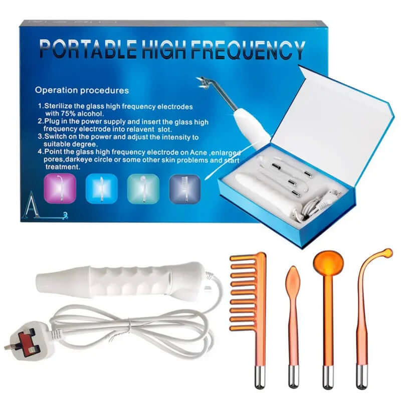 Home Use Anti-Aging Acne Treatment Skin Care Facial High Frequency Wand Machine Face Beauty Device