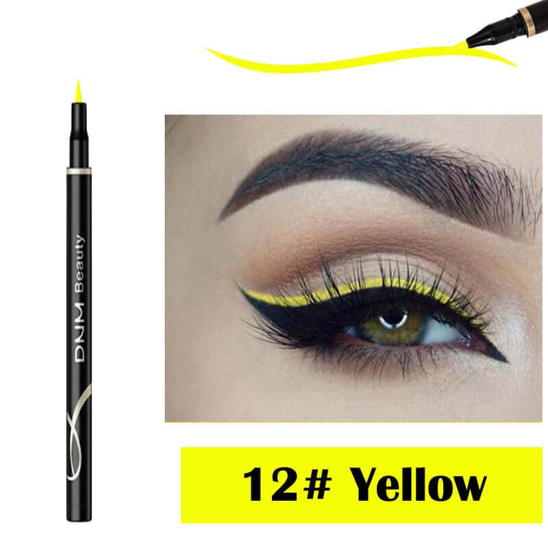 Silky Smooth Colorful Eyeliner Pencil Matte Waterproof Anti-Sweat Eye Liner Pen Long Lasting Liquid Eye Liner Makeup Cosemtics