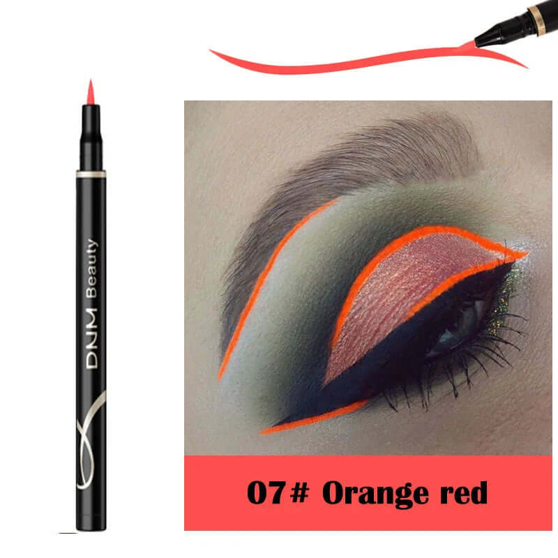 Silky Smooth Colorful Eyeliner Pencil Matte Waterproof Anti-Sweat Eye Liner Pen Long Lasting Liquid Eye Liner Makeup Cosemtics