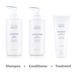 Absolute Hair Care 1 Set (3Pc) - Shampoo, Conditioner, Hair Pack | Healthy Scalp | Damaged Hair