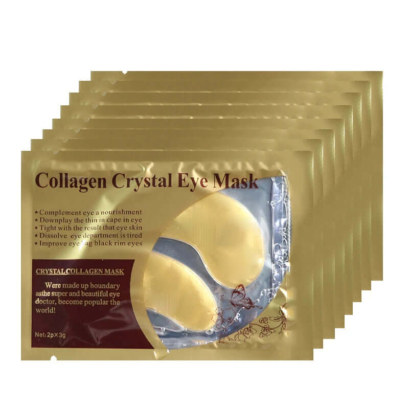 Collagen Eye Mask Gel Patches under the Eyes Care Relief Fatigue Puffiness Circles Dark anti Wrinkle Moisturizer Face Sheet Mask