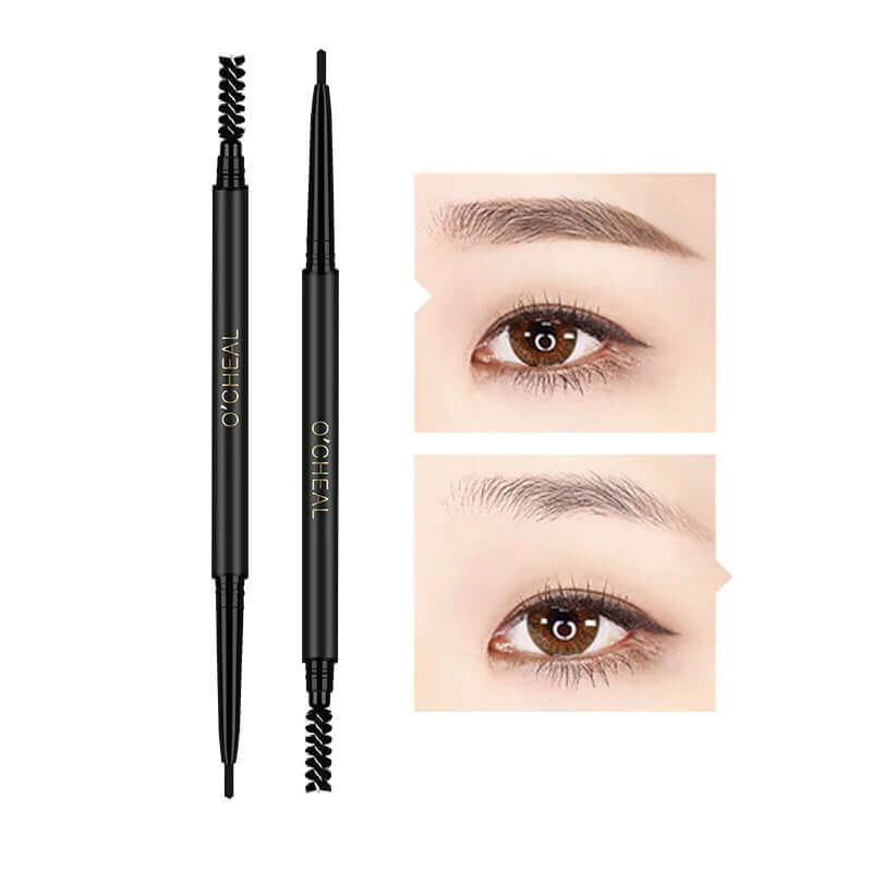 Quick Dry Waterproof Eye Liner Pencil Dual Head Black Eyeliner Pen Liquid Girl Face Eye Make up Comestics Accessories