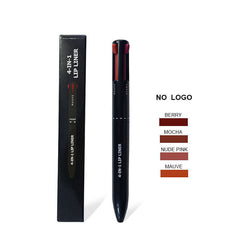 4 In 1 Makeup Lipliner Pencil Waterproof Touch Up Long Lasting Easy Color Ballpoint Eyeliner Pen