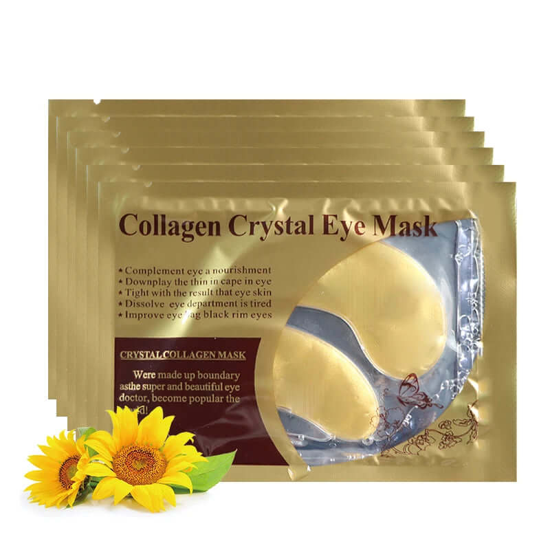 Collagen Eye Mask Gel Patches under the Eyes Care Relief Fatigue Puffiness Circles Dark anti Wrinkle Moisturizer Face Sheet Mask