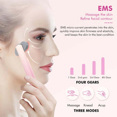 Eye Beauty Device Multifunctional Eye Skin Tightening Beauty Wand Hot Compress Lighten Dark Circles Facial Massage Tool