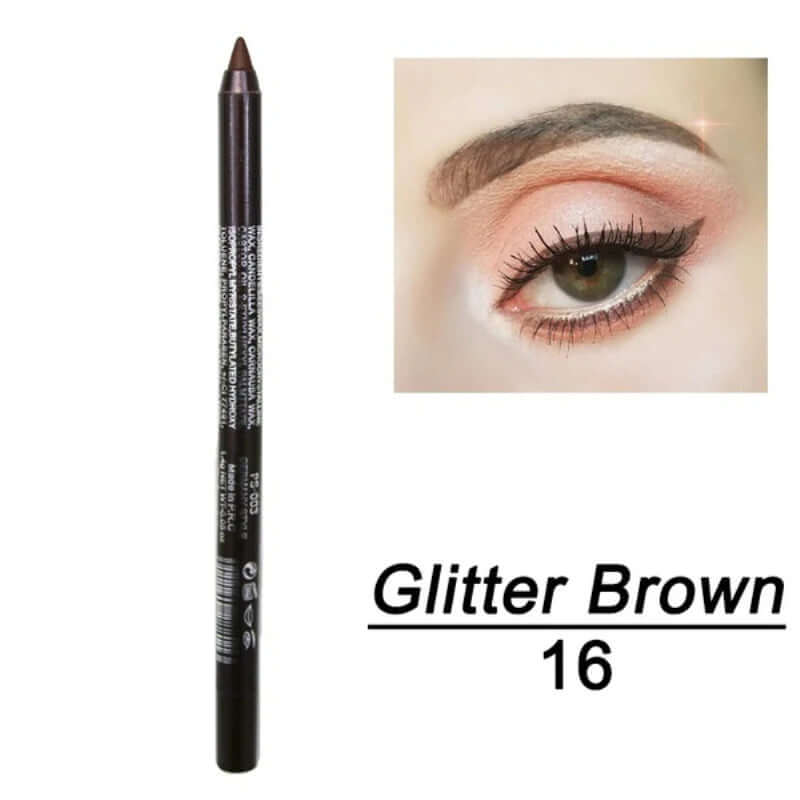 14 Color Eye Liner Pen Colored Eyeliner Waterproof Makeup Tools Blue Red Green White Gold Brown Eye Cosmestics